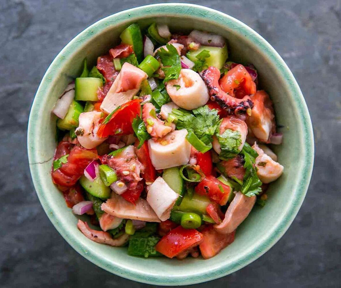 Pulpo a la vinagreta